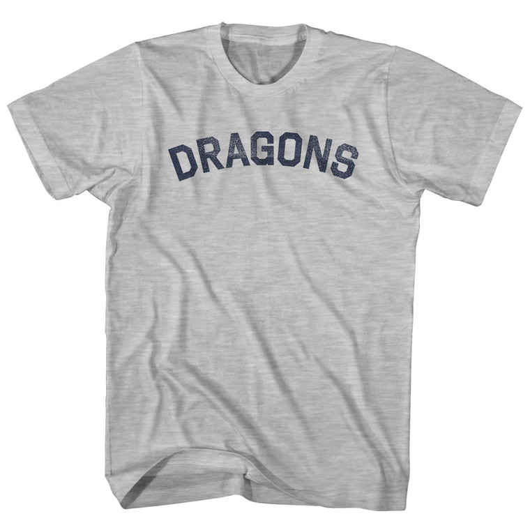 Dragons Youth Cotton T-shirt - Grey Heather