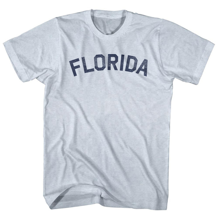 Florida Adult Tri-Blend T-shirt - Athletic White