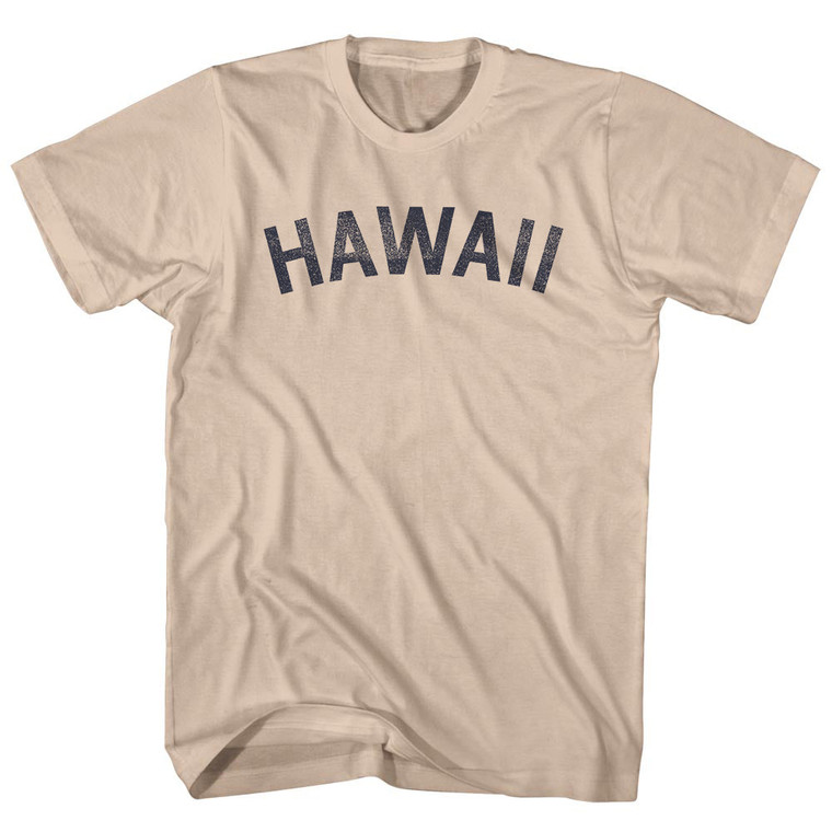 Hawaii Adult Cotton T-shirt - Creme