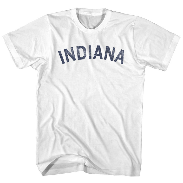 Indiana Womens Cotton Junior Cut T-Shirt - White