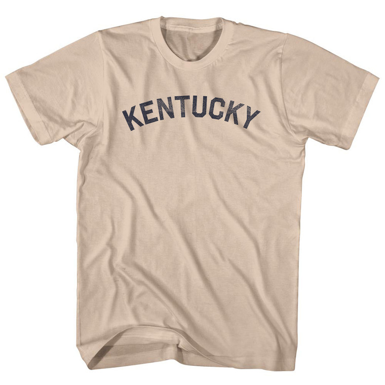Kentucky Adult Cotton T-shirt - Creme