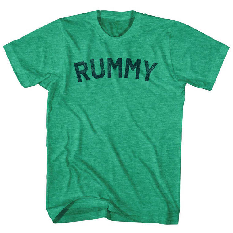 Rummy Adult Tri-Blend T-shirt - Athletic Green