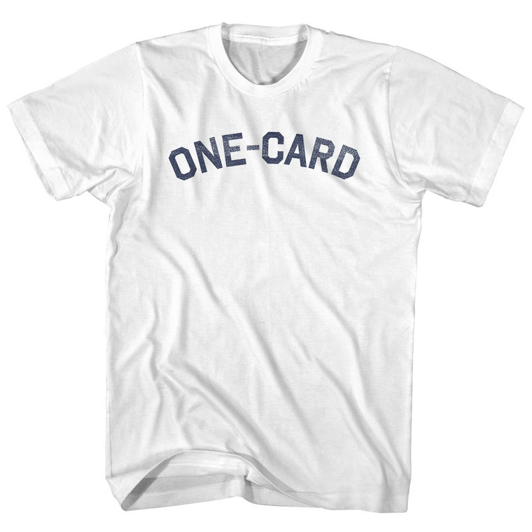 One-Card Adult Cotton T-shirt - White