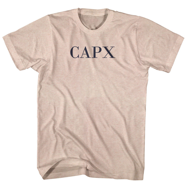 CAPX Adult Tri-Blend T-shirt - Sand