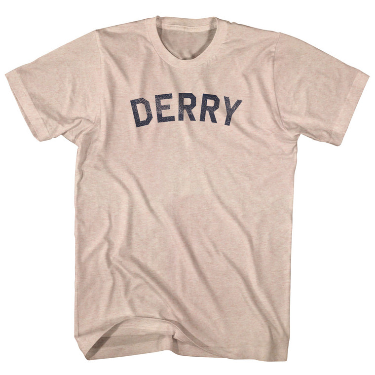 Derry Adult Tri-Blend T-shirt - Sand