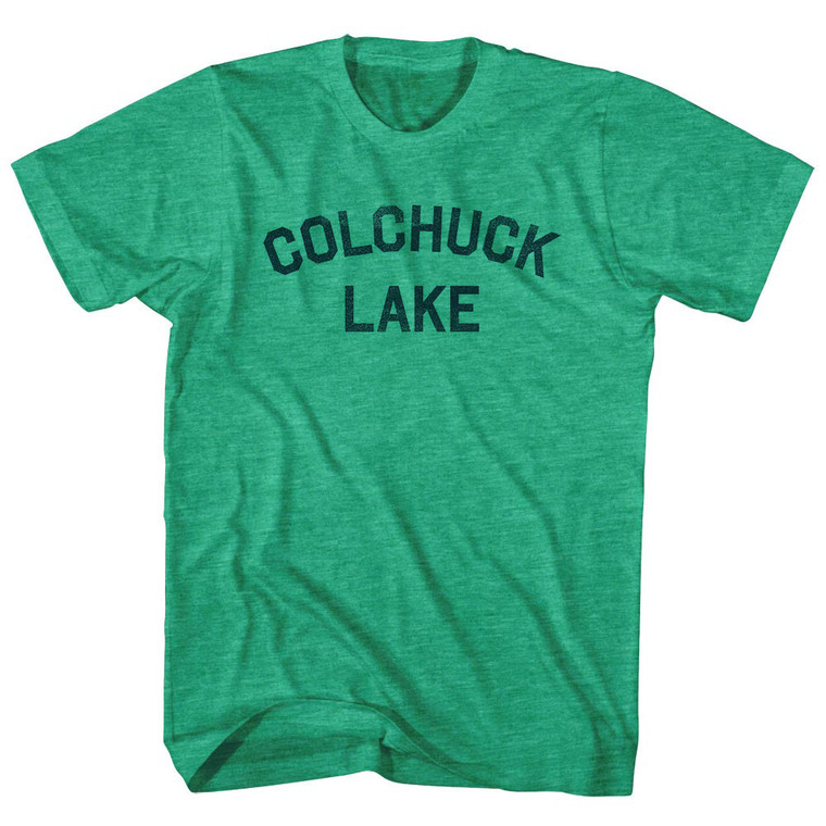 Colchuck Lake Adult Tri-Blend T-shirt - Athletic Green