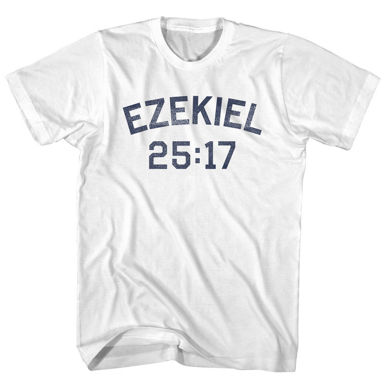 Ezekiel 25 49 Adult Cotton T-shirt - White