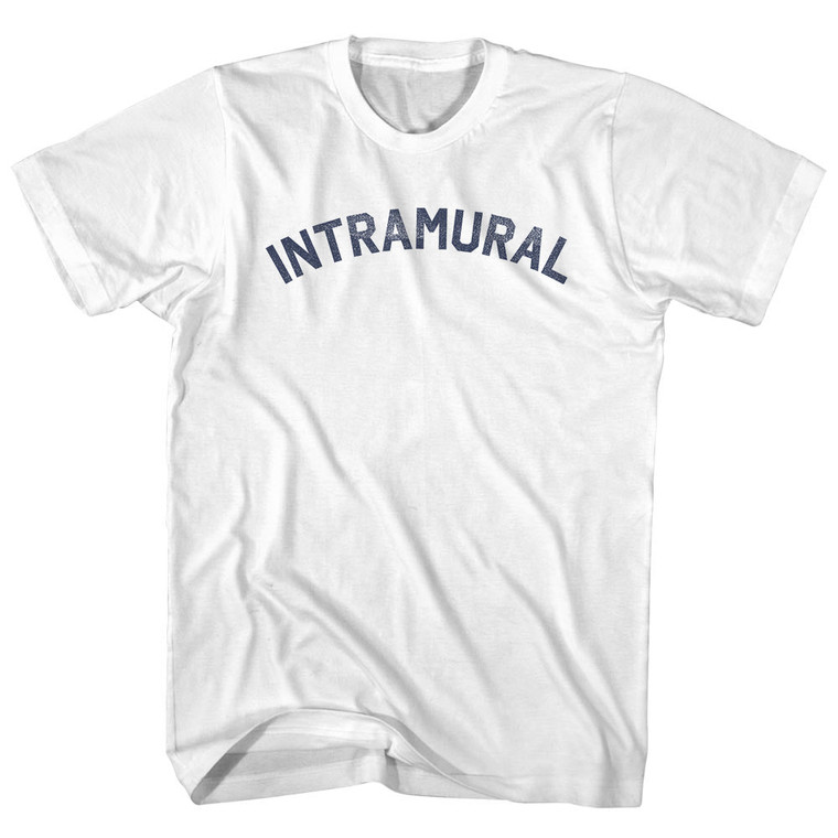 Intramural Womens Cotton Junior Cut T-Shirt - White