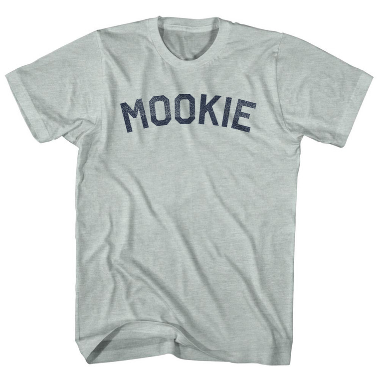 Mookie Adult Tri-Blend T-shirt - Athletic Cool Grey