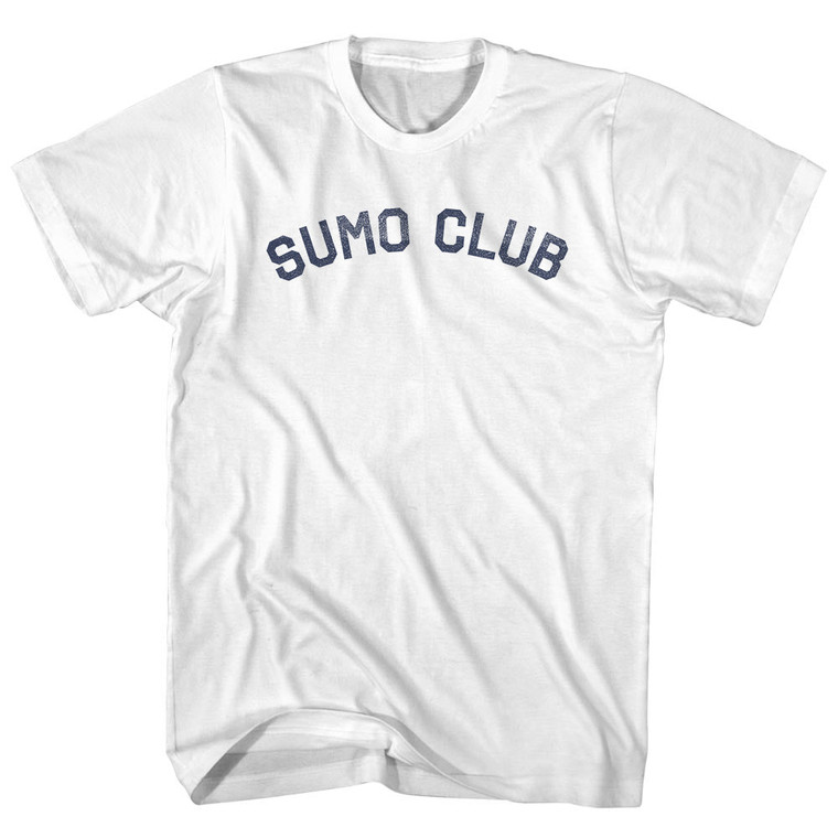 Sumo Club Womens Cotton Junior Cut T-Shirt - White