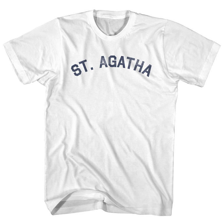 St. Agatha Youth Cotton T-shirt - White