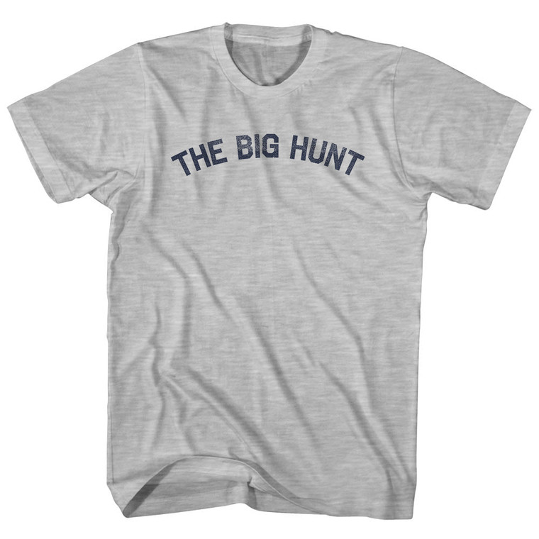 The Big Hunt Womens Cotton Junior Cut T-Shirt - Grey Heather
