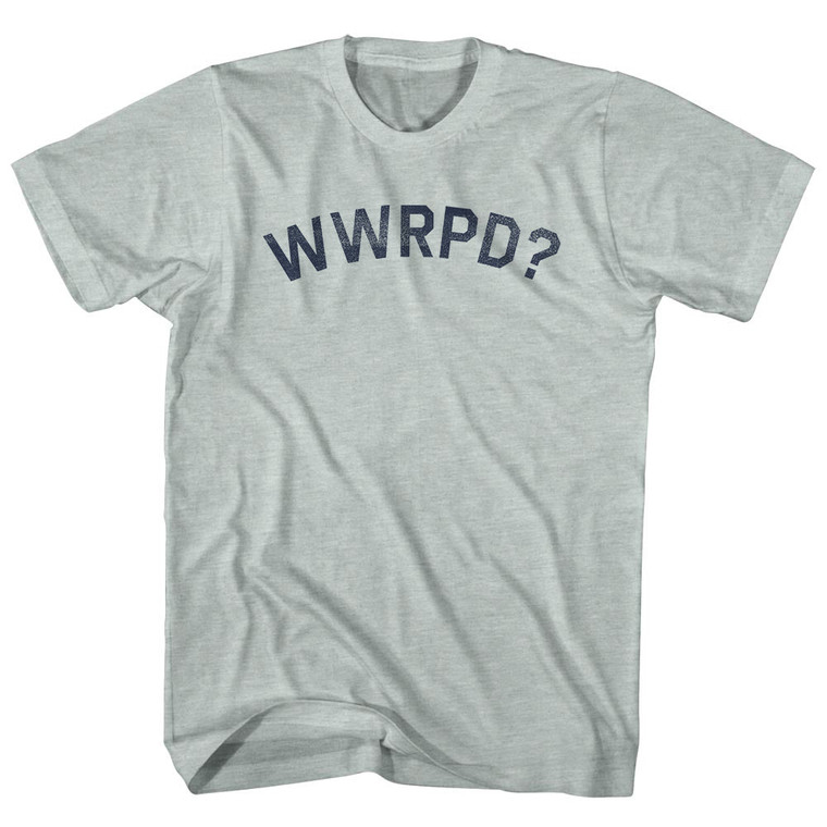 What Would Ron Paul Do Adult Tri-Blend T-shirt - Athletic Cool Grey