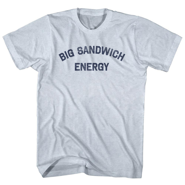 Big Sandwich Energy Adult Tri-Blend T-shirt - Athletic White