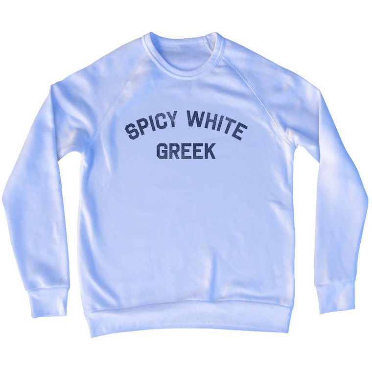 Spicy White Adult Tri-Blend Sweatshirt - White
