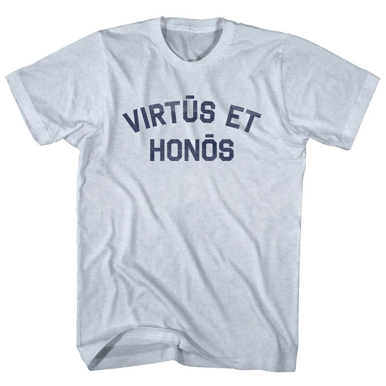 Virtus et Honos Adult Tri-Blend T-shirt - Athletic White