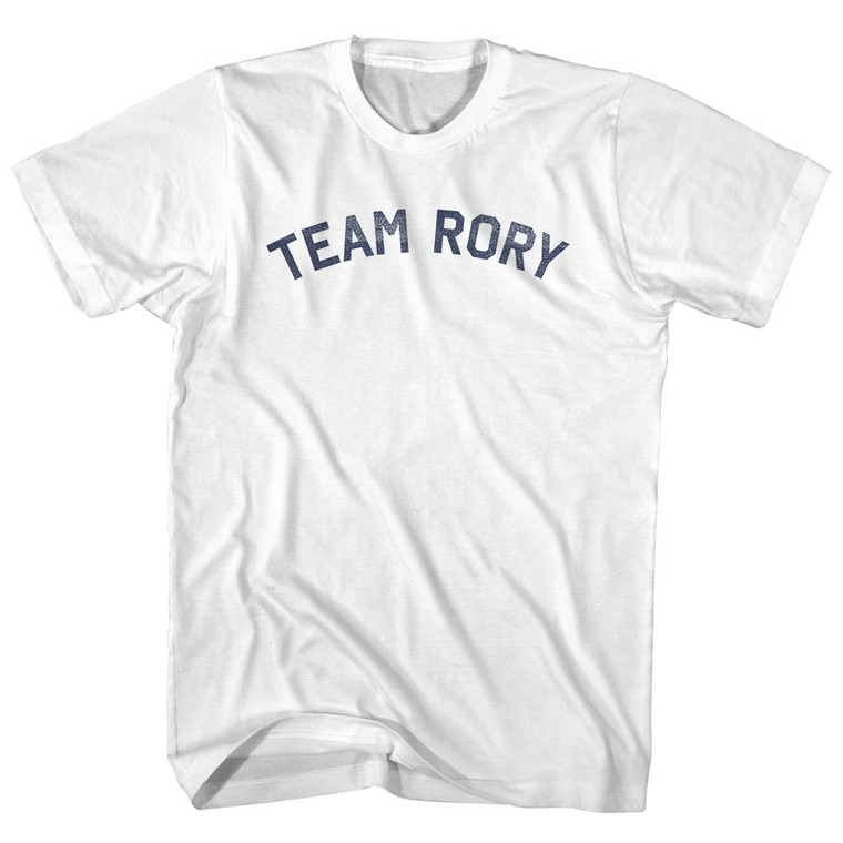 Team Rory Adult Cotton T-shirt - White