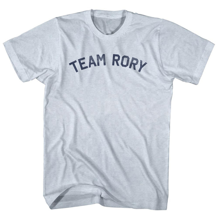 Team Rory Adult Tri-Blend T-shirt - Athletic White