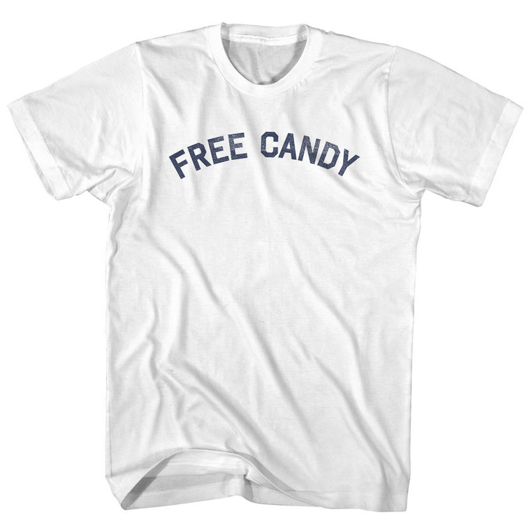 Free Candy Adult Cotton T-shirt - White