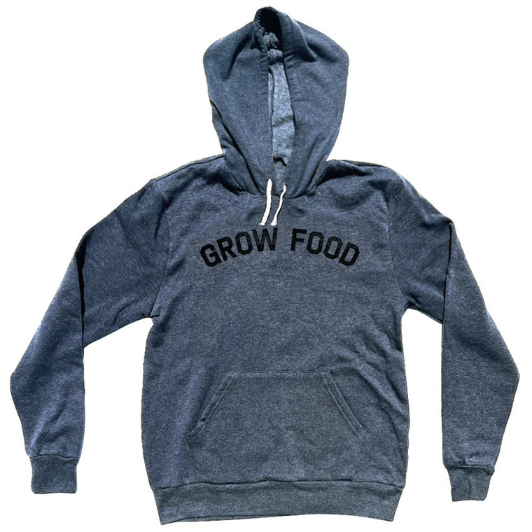 Grow Food Cotton-Poly Blend Hoodie - Dark Blue