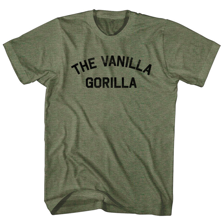The Vanilla Gorilla Adult Tri-Blend T-shirt - Military Green