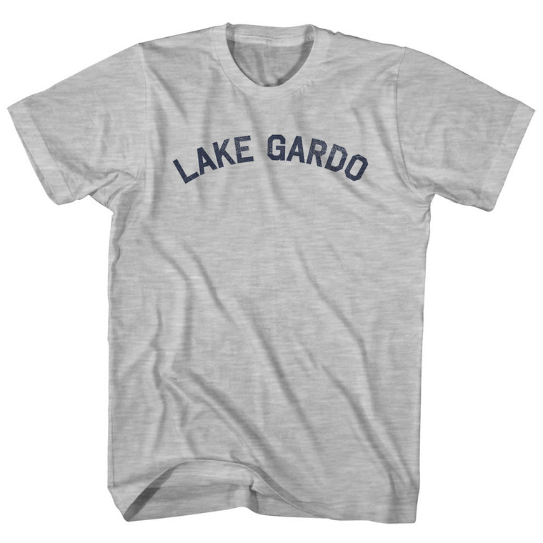 Lake Gardo Adult Cotton T-shirt - Grey Heather