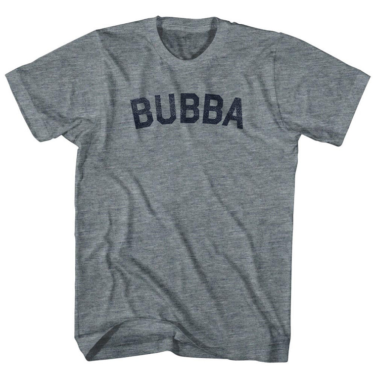 Bubba Adult Tri-Blend T-shirt - Athletic Grey