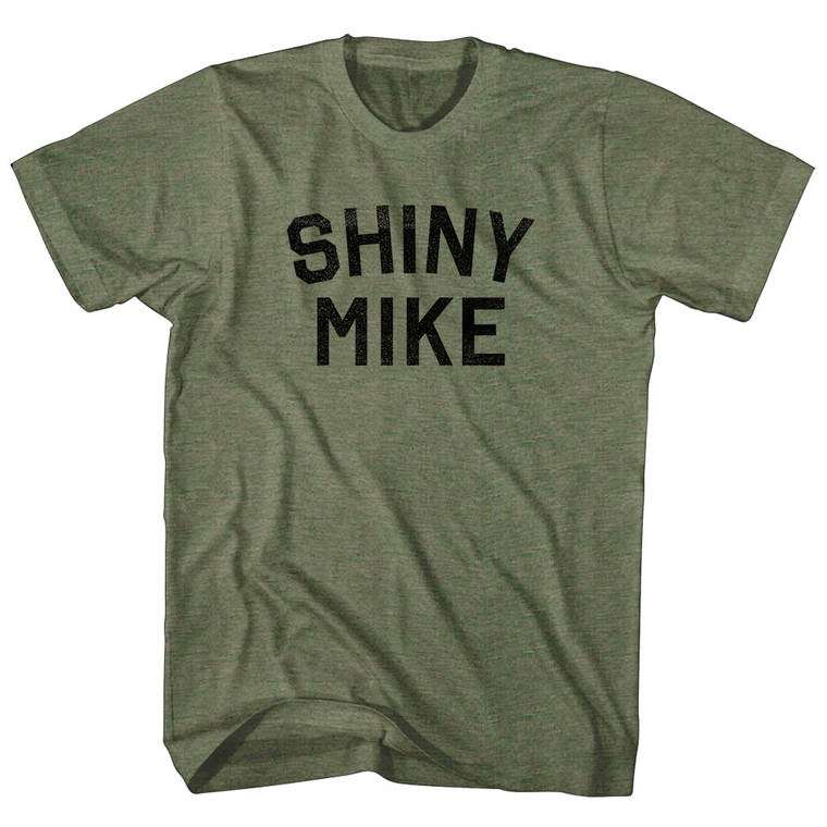 Shiny Mike Adult Tri-Blend T-shirt - Military Green