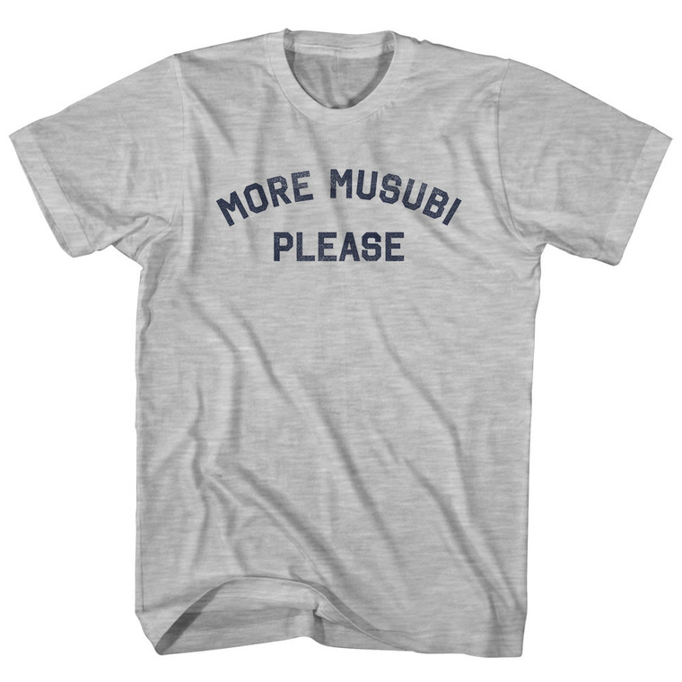More Musubi Please Youth Cotton T-shirt - Grey Heather