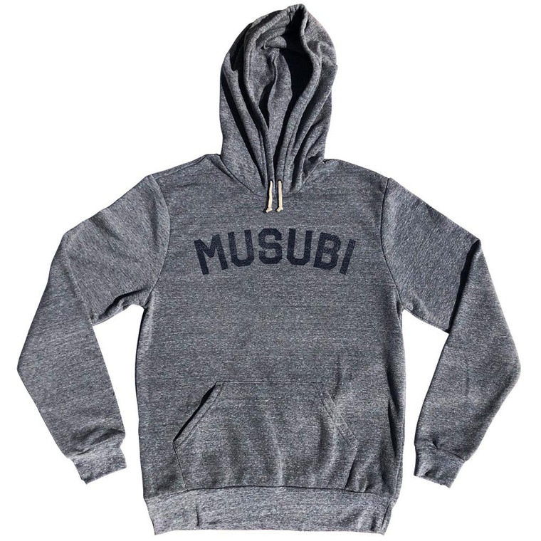 Musubi Cotton-Poly Blend Hoodie - Athletic Grey