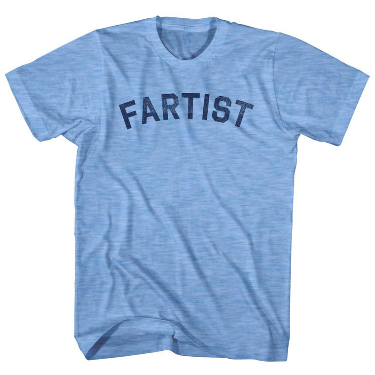 Fartist Adult Tri-Blend T-shirt - Athletic Blue