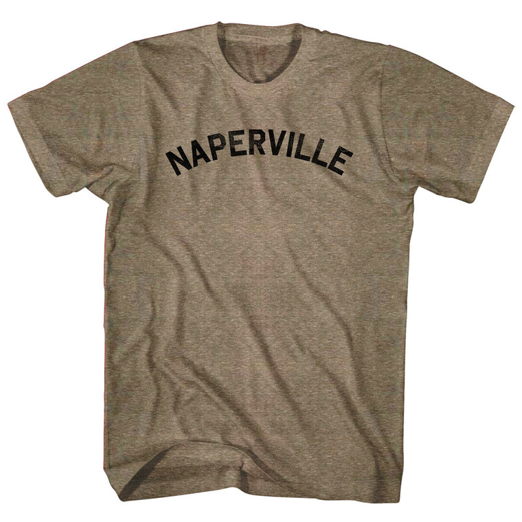 Naperville Adult Tri-Blend T-shirt - Coffee
