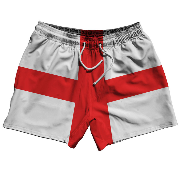 England Country Flag Swim Shorts 5" Inseam - Size Large - Final sale - MS