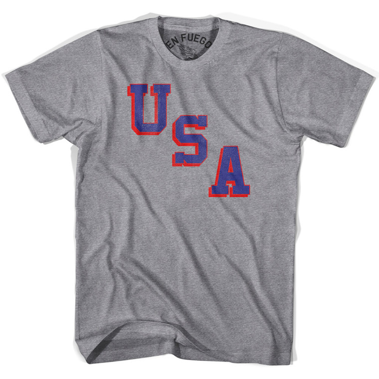 USA Miracle Cotton T-Shirt - Grey Heather - Large - Final Sale - M3