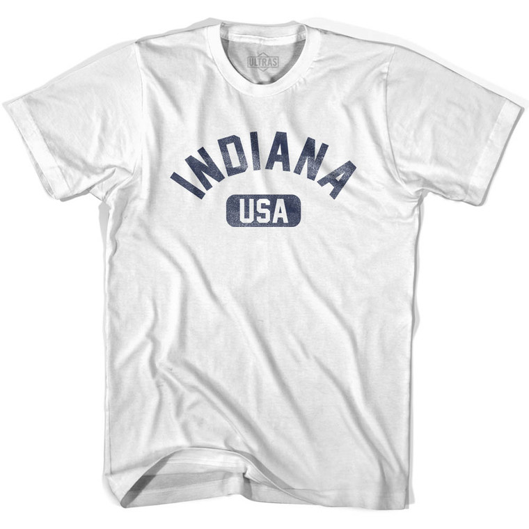 Indiana USA Cotton T-Shirt - White - Woman's Medium - Final Sale - M5