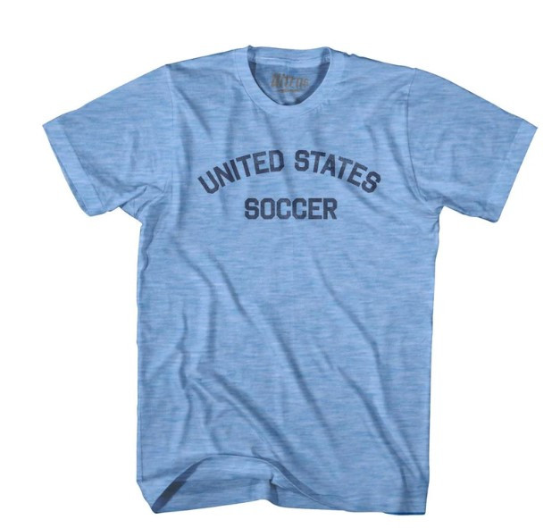 United States Soccer T-Shirt - Athletic Blue Tri-Blend - XS - Final Sale - M9
