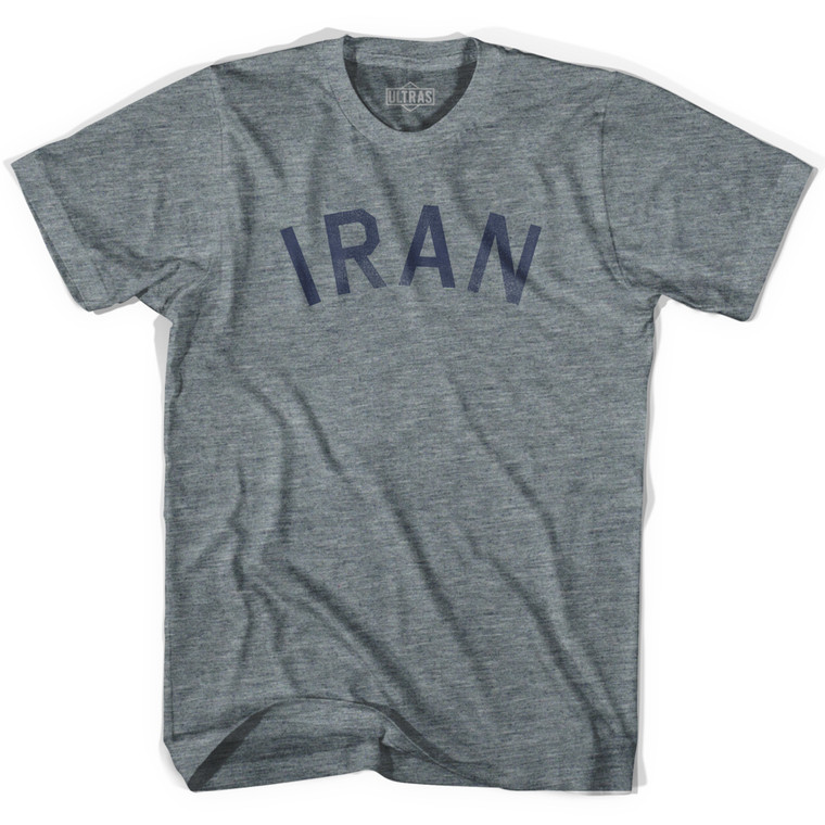 Iran T-Shirt - Athletic Grey Tri-Blend - Men's Large - Final Sale - M14
