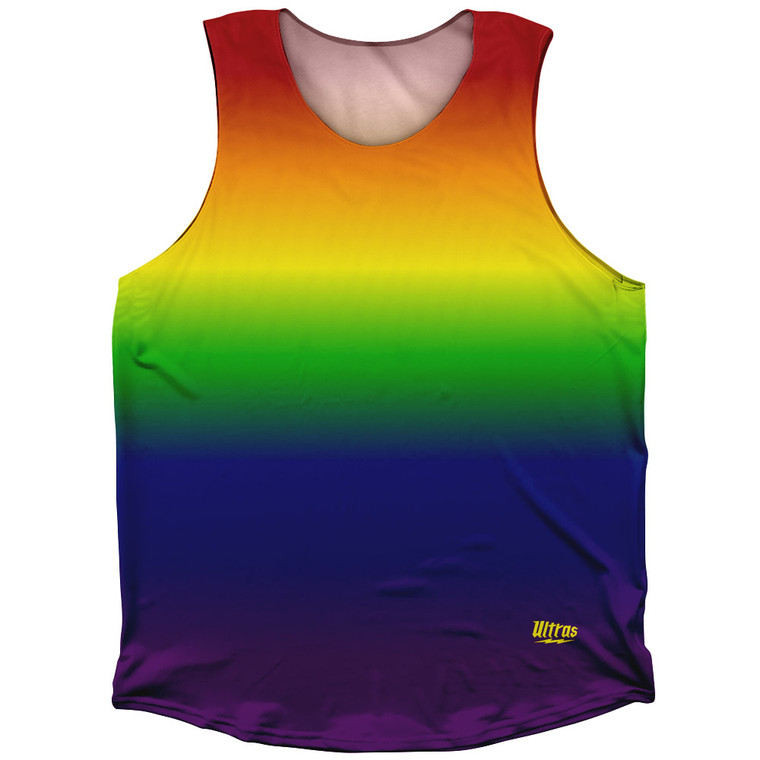 Rainbow Ombre Athletic Tank Top - Large - Final Sale - MT