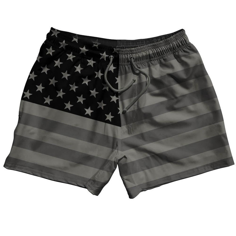 American Flag Blackout Swim Shorts 5" - Medium - Final Sale - MS