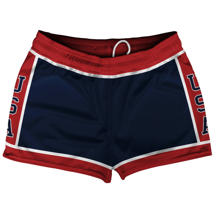 USA 84 Shorty Shorts 2.5" - 3X - Final Sale - MSW