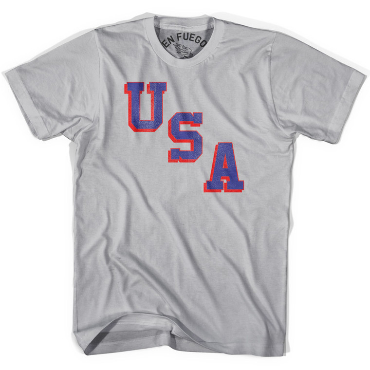 USA Miracle Cotton T-shirt - Cool Grey - Men's Large - Final Sale - M16