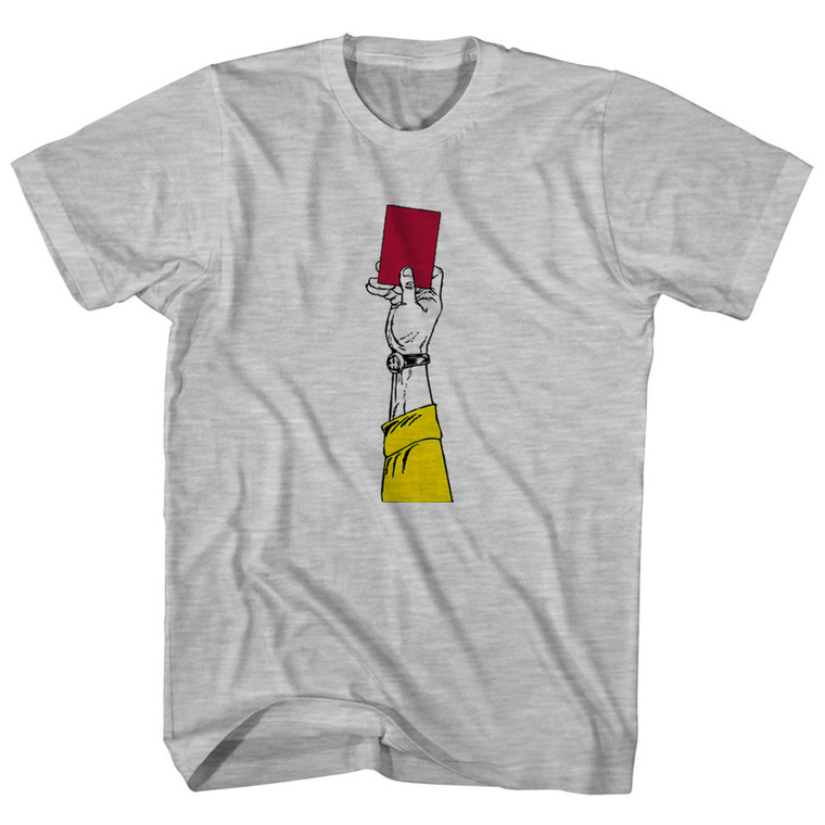 Red Card T-Shirt - Grey Heather Cotton - Men's Medium - Final Sale - M21