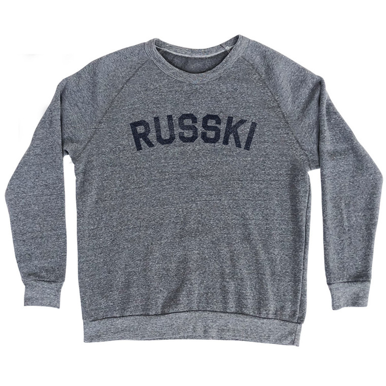 Russki Sweatshirt - Athletic Grey Tri-Blend - Men's Small - Final Sale - M22