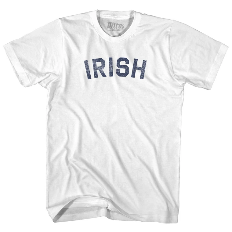 Irish T-Shirt - White Cotton - Men's Medium - Final Sale - M31