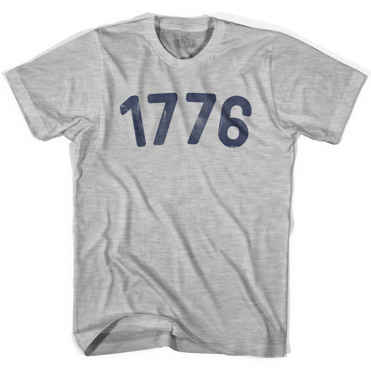 1776 T-Shirt - Heather Grey Cotton - Youth Medium - Final Sale - M46