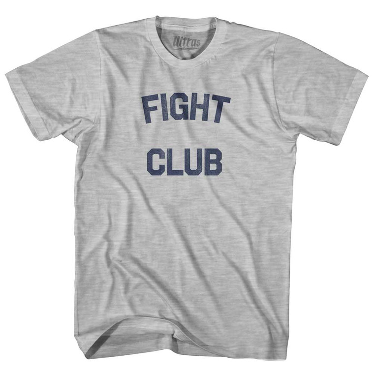 Fight Club Adult Cotton T-shirt Grey Heather