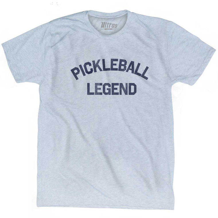 Pickleball Legend Adult Tri-Blend T-shirt - Athletic White