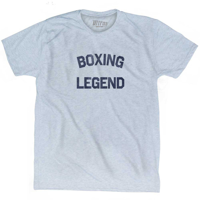 Boxing Legend Adult Tri-Blend T-shirt - Athletic White
