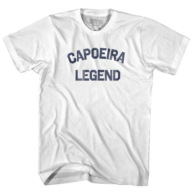 Capoeira Legend Adult Cotton T-shirt - White