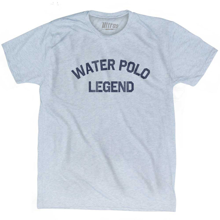 Water Polo Legend Adult Tri-Blend T-shirt - Athletic White